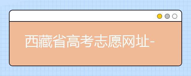 西藏省高考志愿網(wǎng)址-高考志愿填報技巧?注意這兩點！