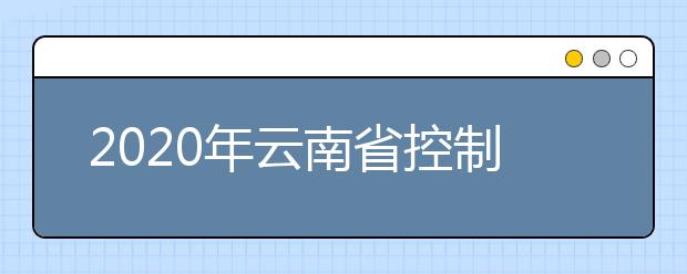 2020年云南省控制分?jǐn)?shù)線:一本文史555分，理工535分