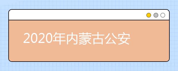2020年內蒙古公安院校在內蒙古地區(qū)招生工作實施辦法